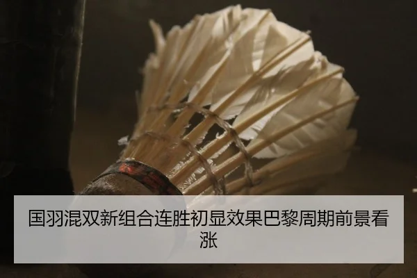国羽混双新组合连胜初显效果巴黎周期前景看涨